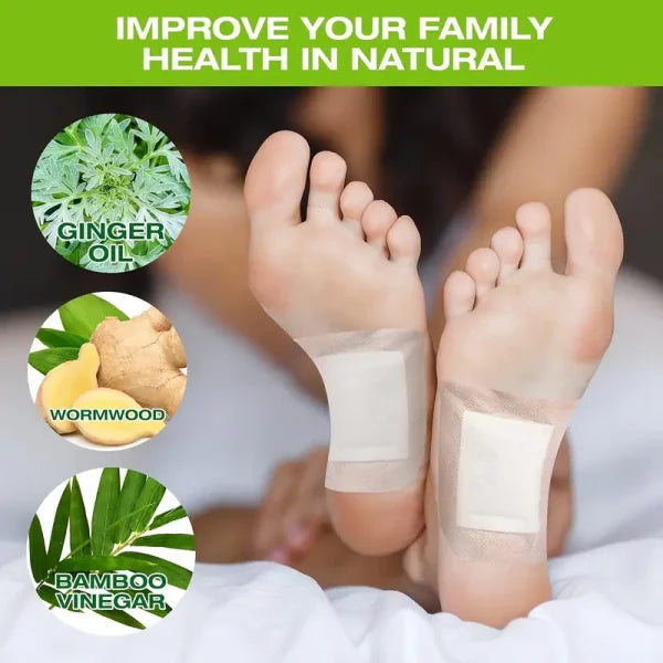 Kiyome Kinoki Detox Foot Pads – 10 Pads per Box for Stress Relief & Relaxation